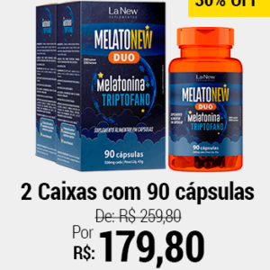 Melatonew DUO 2 Caixas com 90 cápsulas