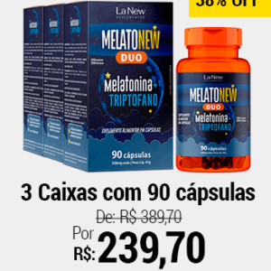 Melatonew DUO 3 Caixas com 90 cápsulas