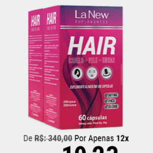 HAIR CPU 2 CAIXAS COM 60 CÁPSULAS